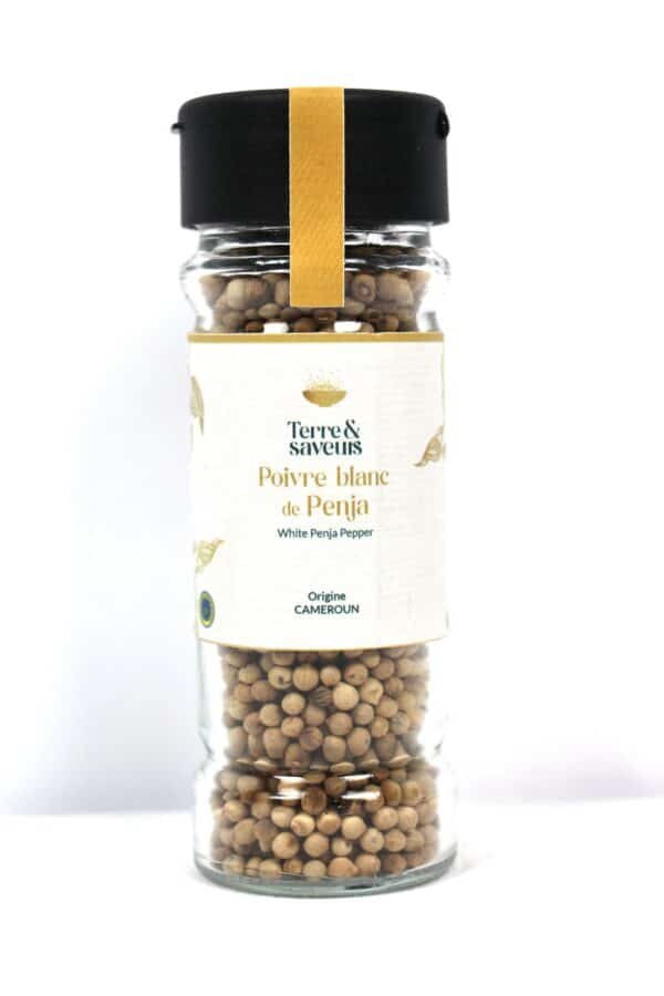 Poivre Blanc de Penja - Pot en verre 55g