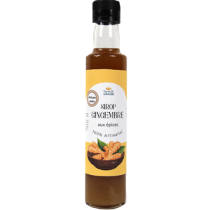 Sirop de gingembre - Bouteille en verre - 500ml