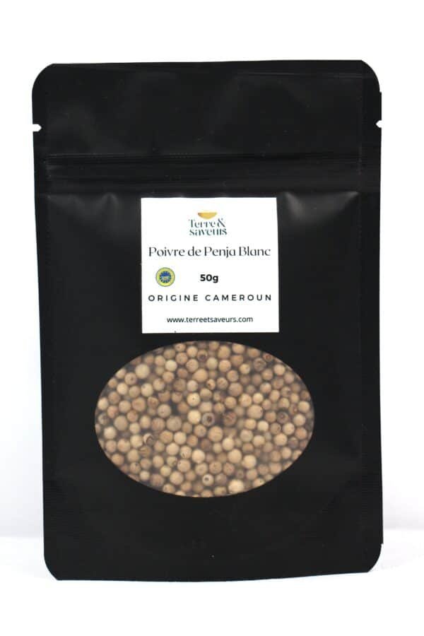 Poivre Blanc de Penja - Sachet 50g